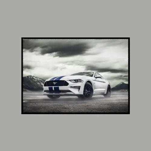 Mustang Car - LED Glow Frame