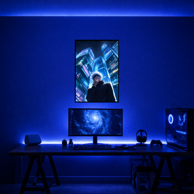 Satoru Gojo - LED Glow Frame